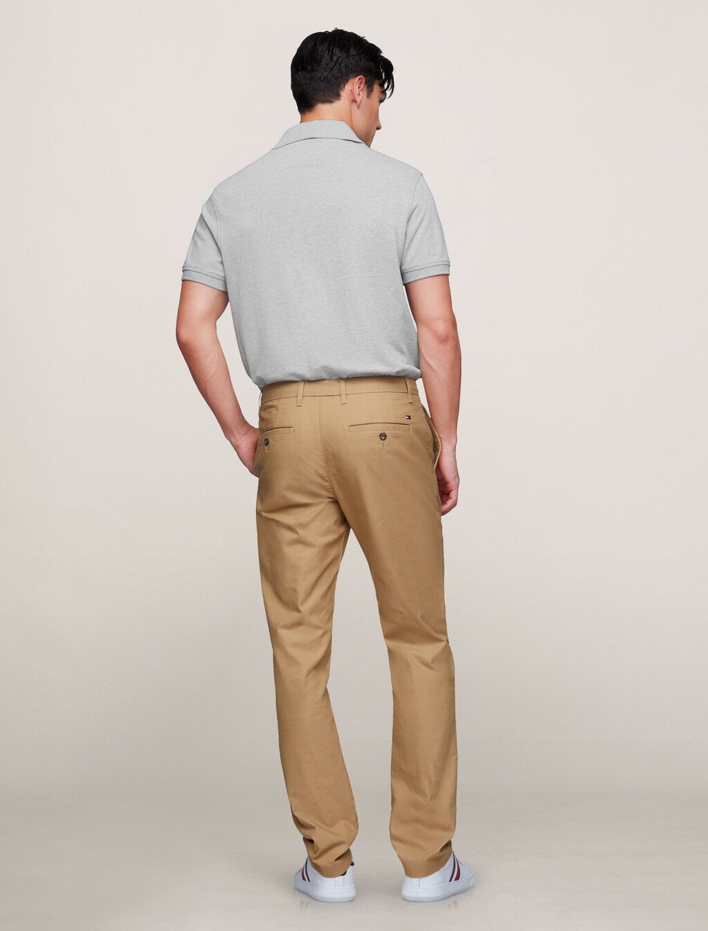 1985 系列標準版型 Polo 衫, Light Grey Heather, hi-res