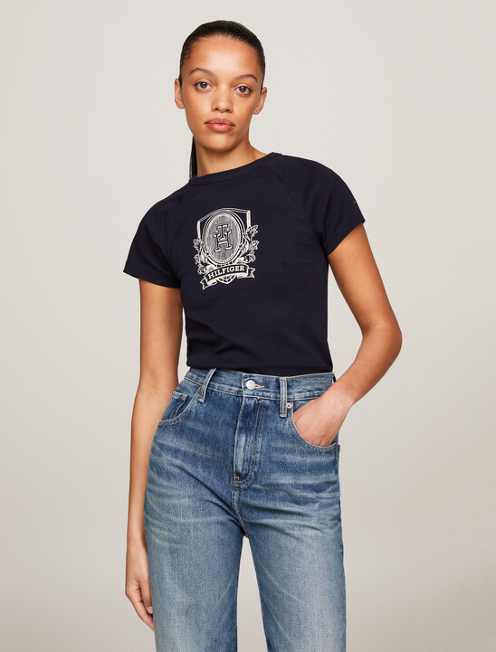 Raglan Sleeve Slim Fit T-Shirt