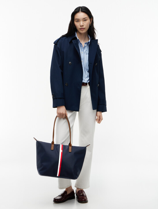 Popette Global Stripe 條紋托特包