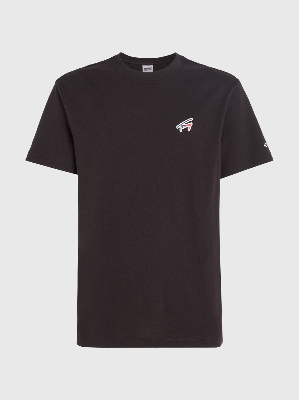 Signature Logo Classic Fit T-Shirt, Black, hi-res