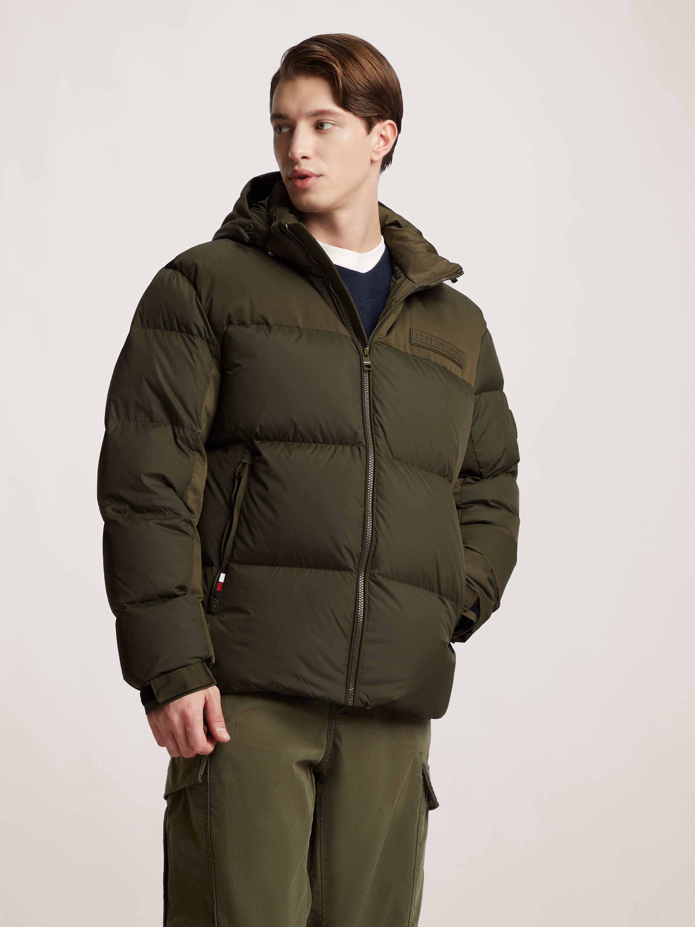 Tommy hilfiger goose down jacket clearance
