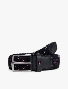 Denton Diamond Motif Elastic Belt, Space Blue, hi-res