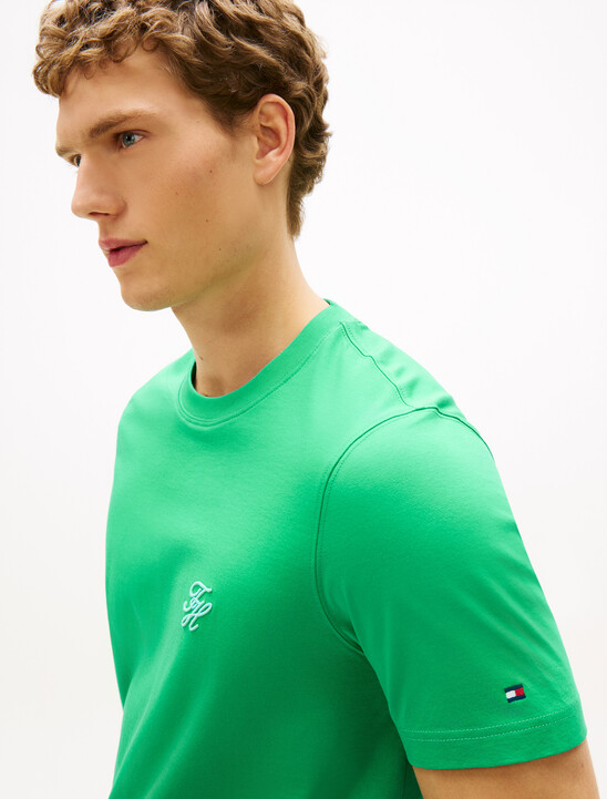 Logo Embroidery Jersey T-Shirt
