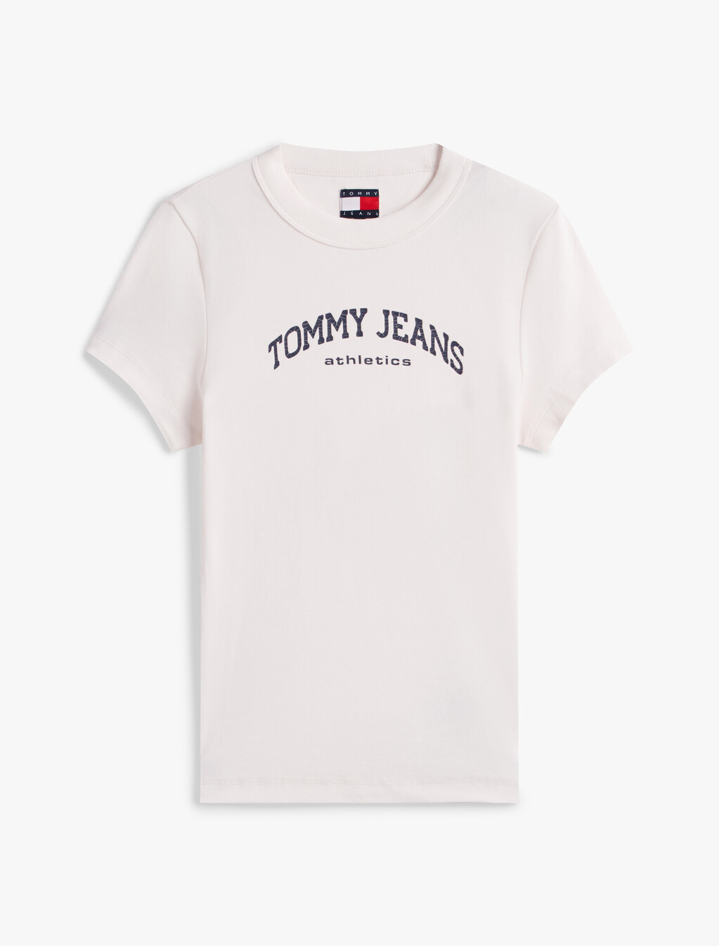 Logo Slim Crew Neck T-Shirt, Ancient White, hi-res