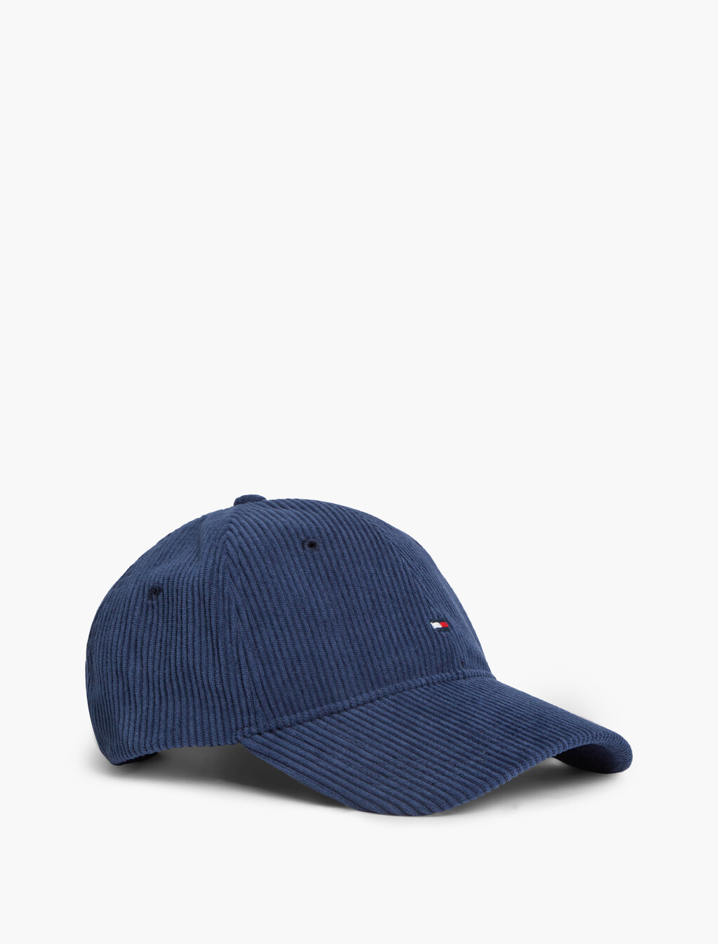 Hilfiger Flag Corduroy Baseball Cap, Preppy Navy, hi-res