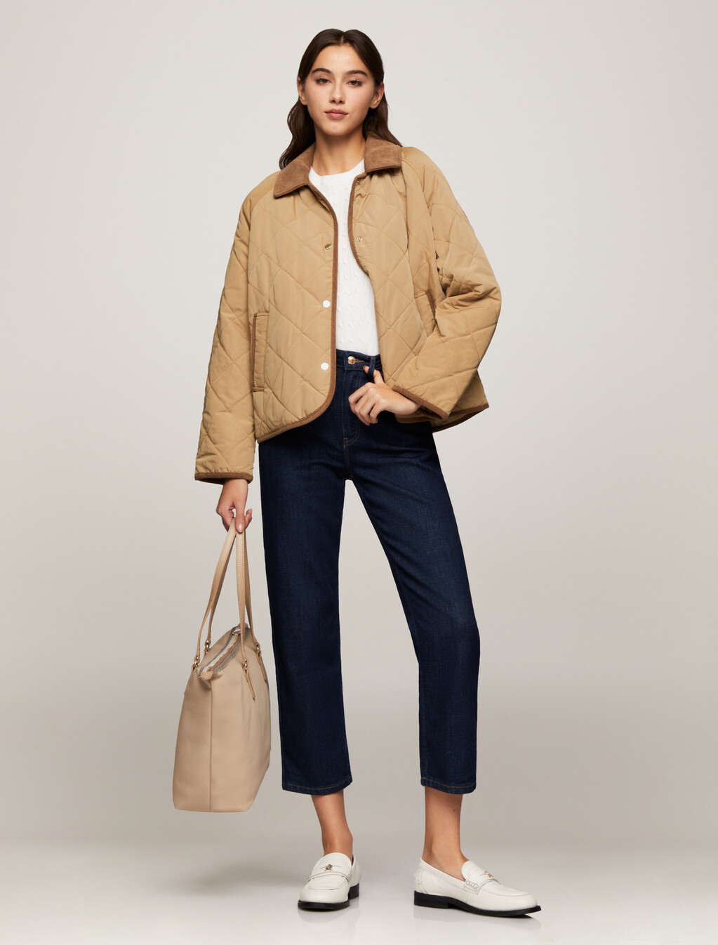絎縫雙面外套, Classic Khaki, hi-res