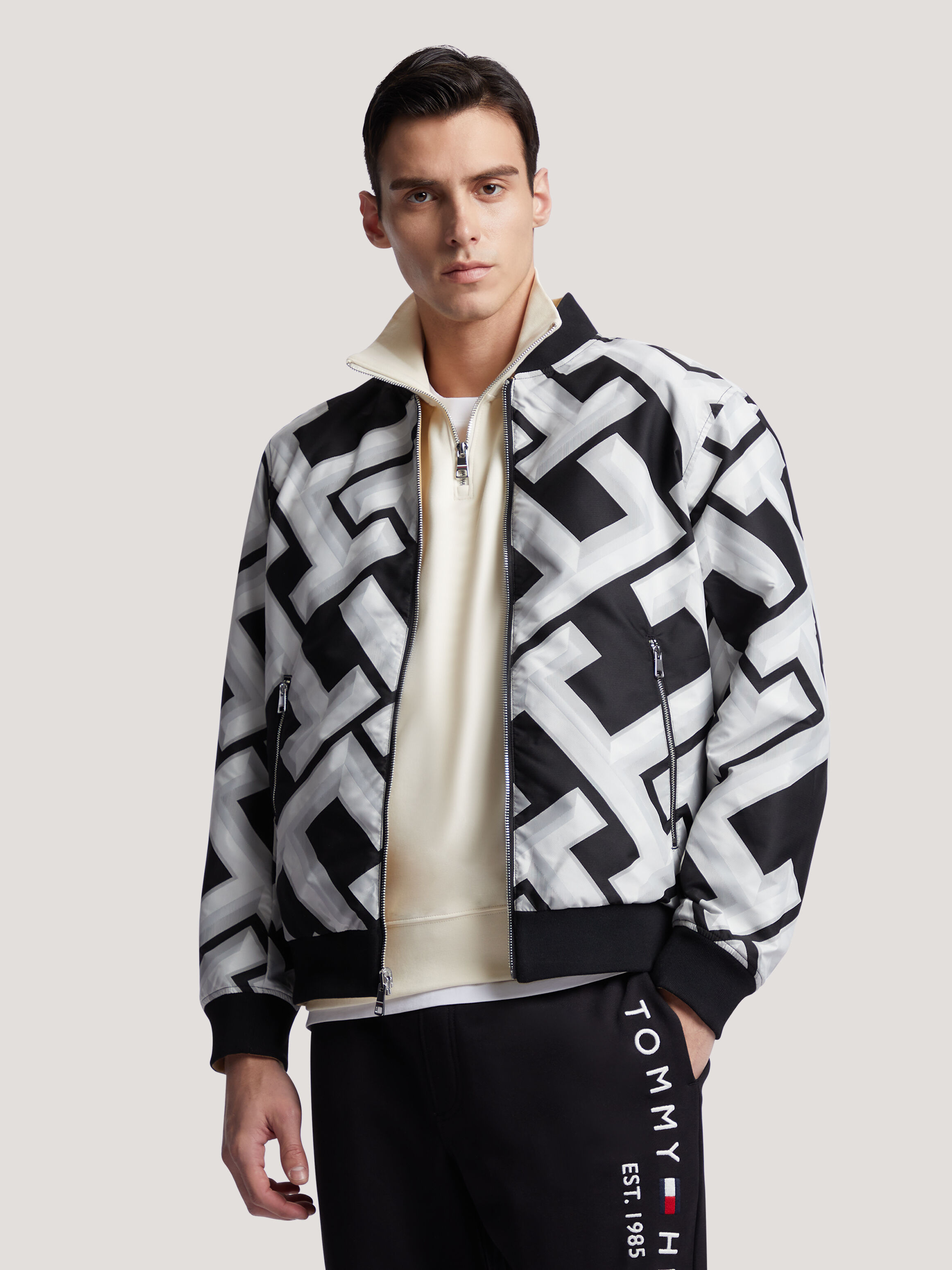 Reversible TH Monogram 85 Varsity Jacket