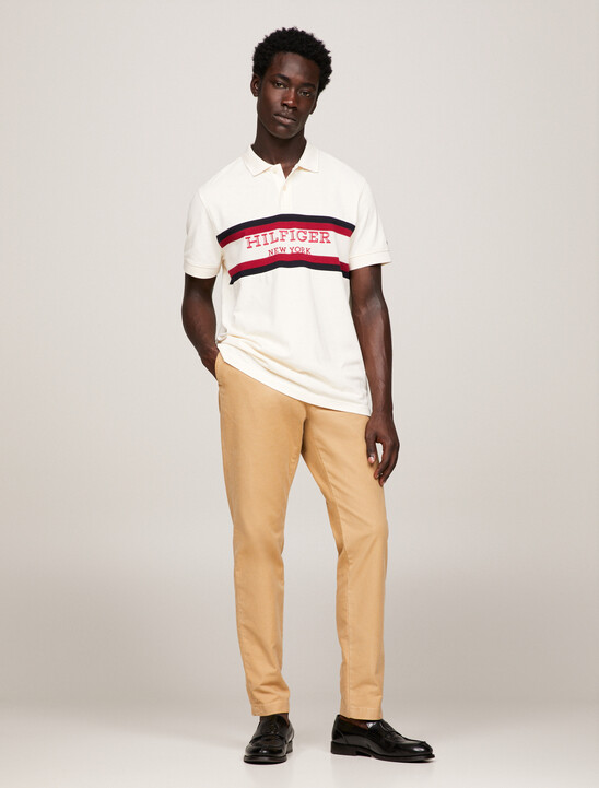 Hilfiger Monotype 拼色 Polo 衫