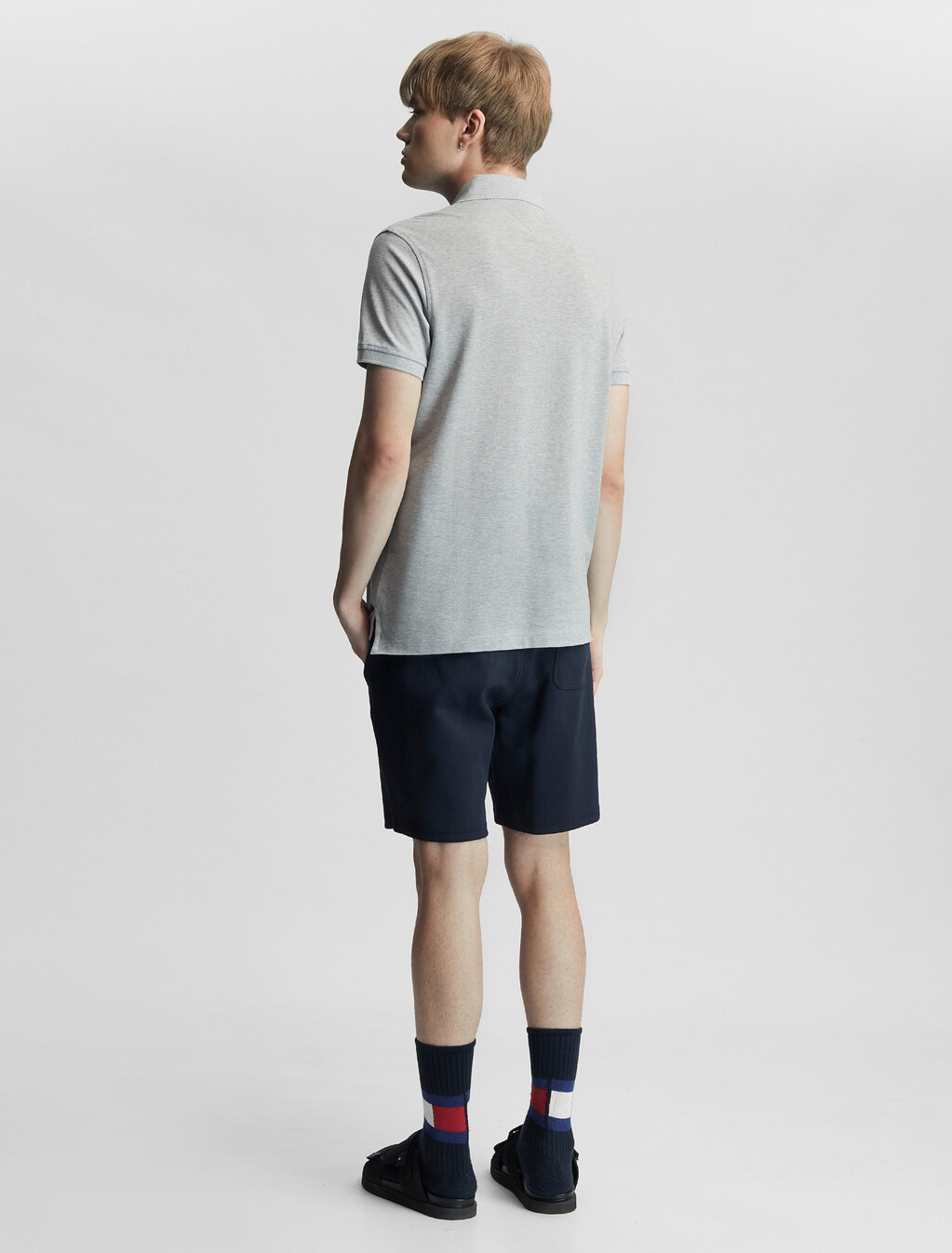 1985 系列標準版型 Polo 衫, Light Grey Heather, hi-res
