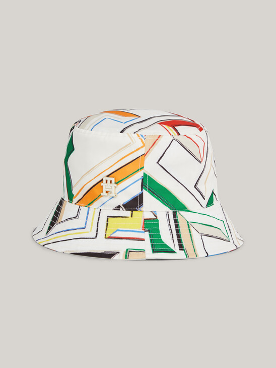 TH Monogram Plaque Bucket Hat