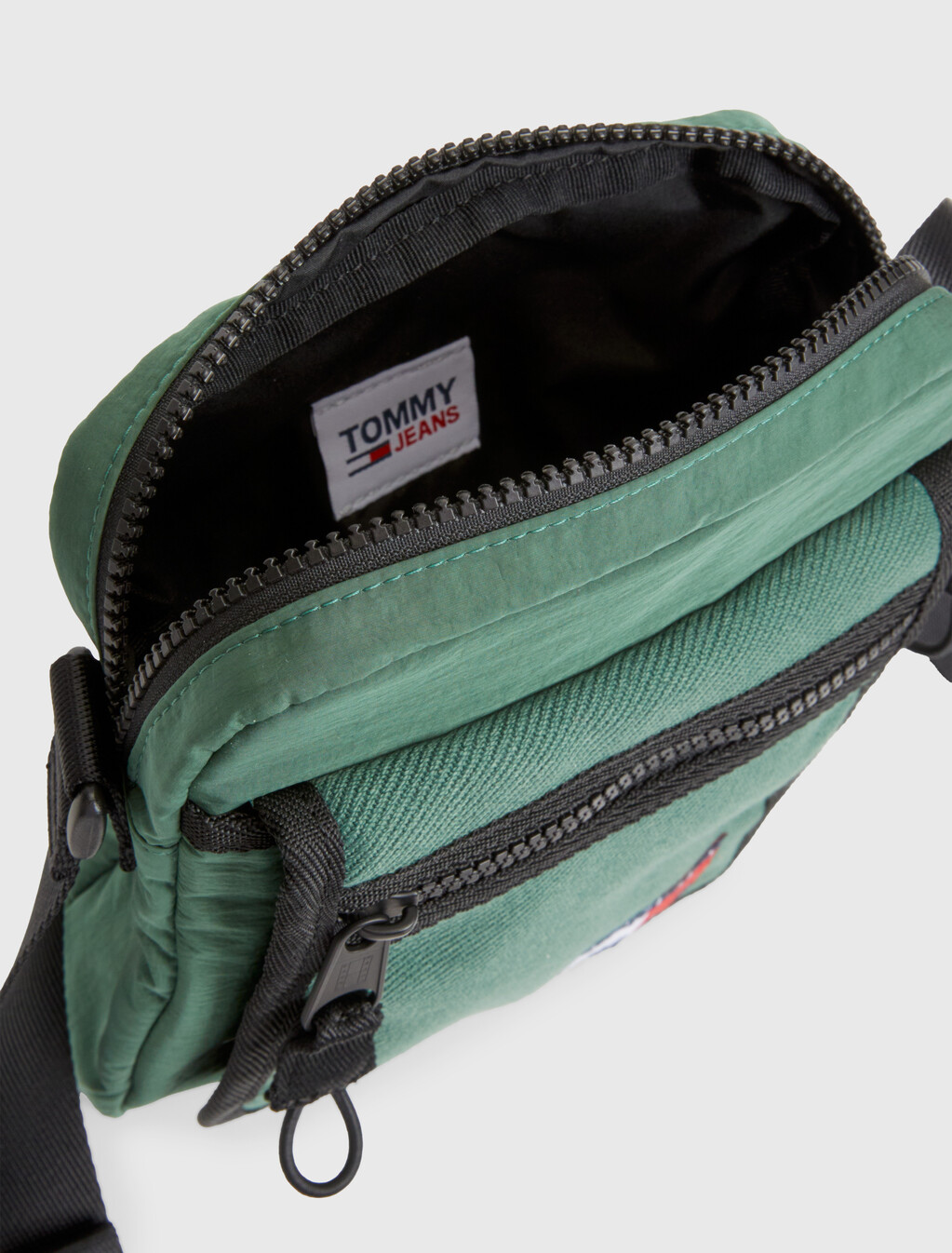Recycled Nylon Reporter Bag, Urban Green, hi-res