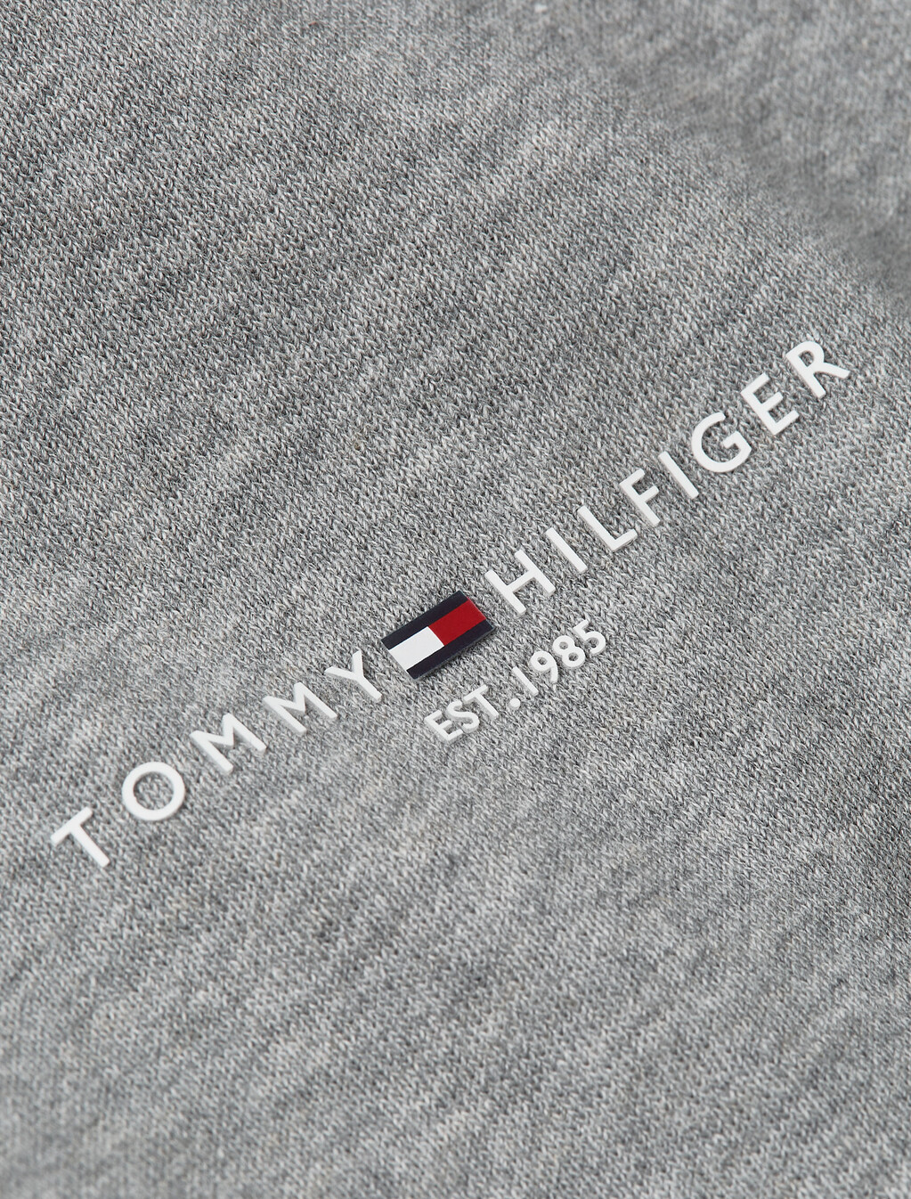 小標誌拉鍊連帽外套, Medium Grey Heather, hi-res