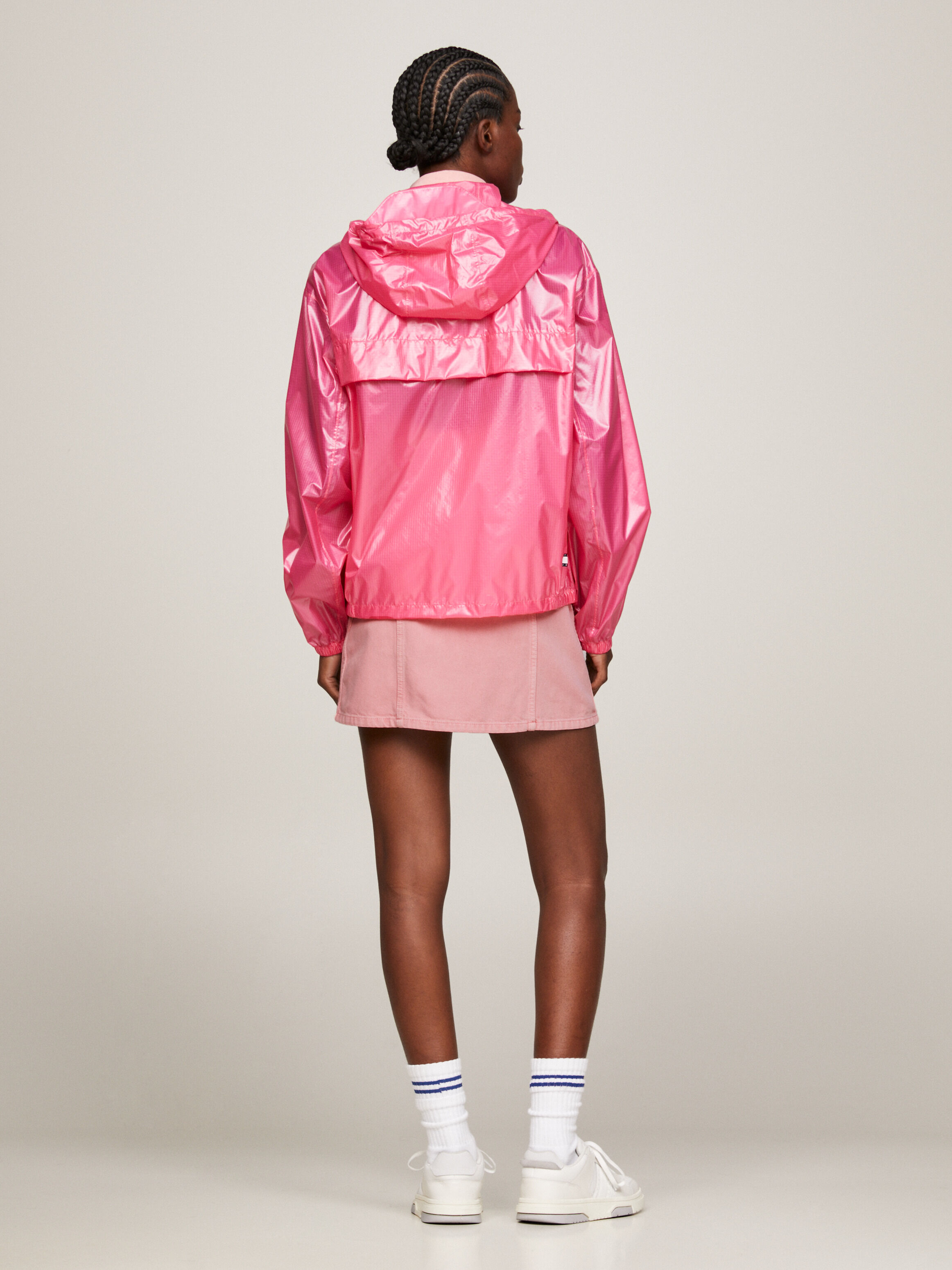 Tommy hilfiger cropped sale windbreaker