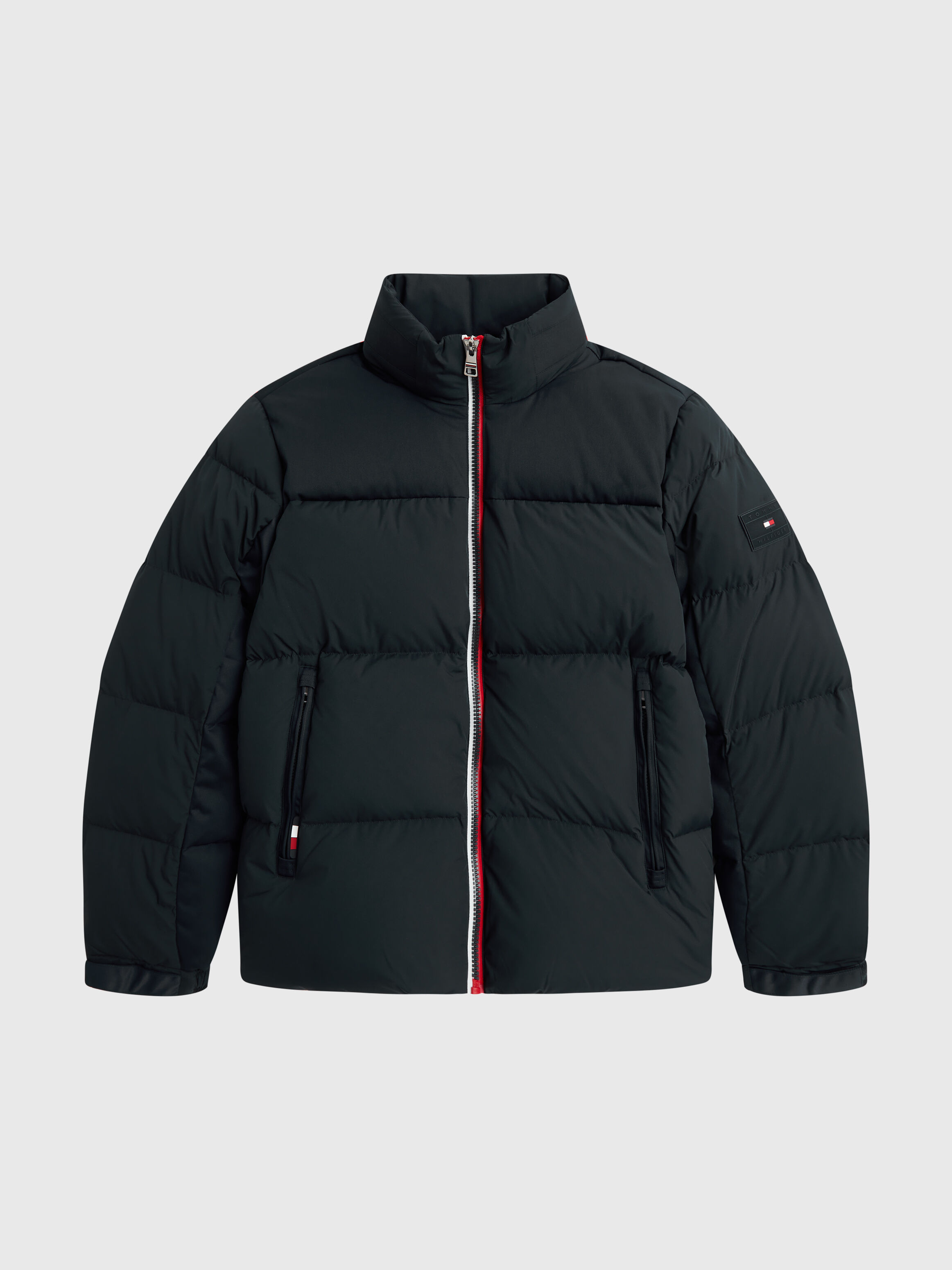 Tommy hilfiger sale puffer black