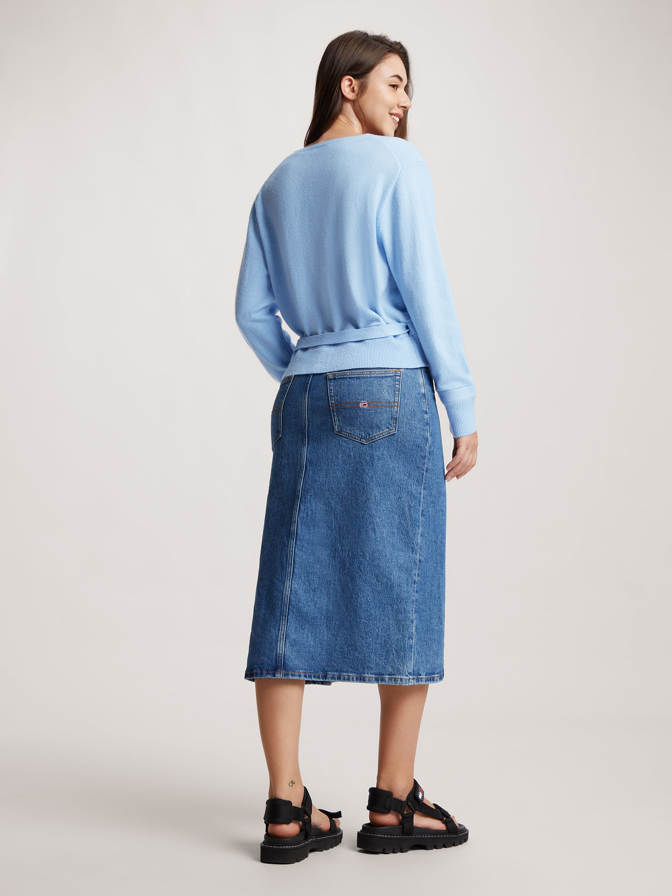 Wrapover cardigan shop