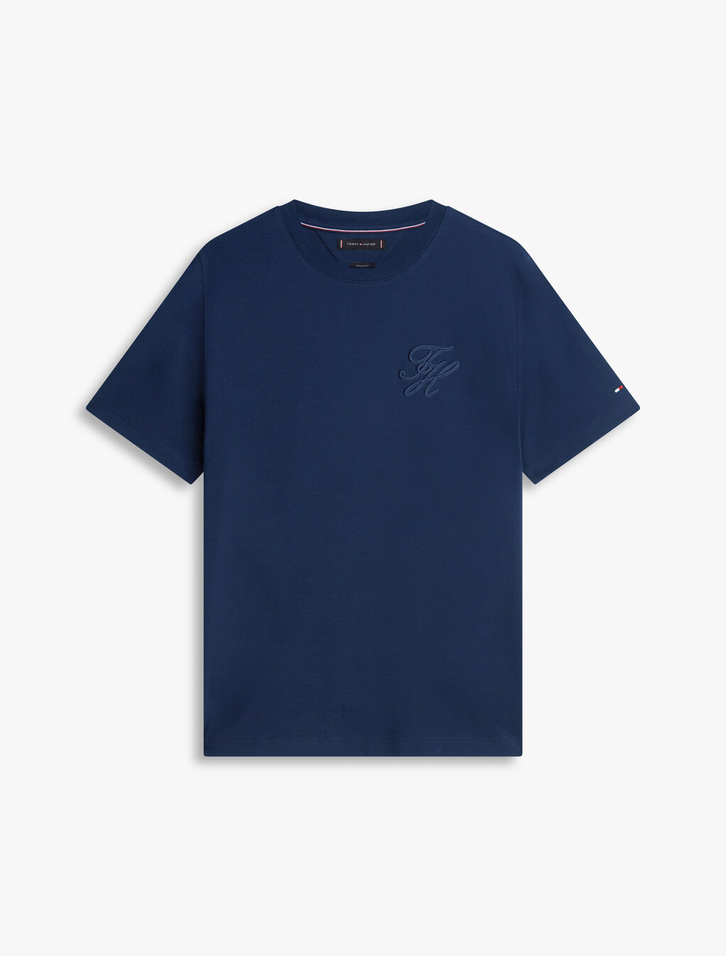 Tonal Logo Embroidery Crew Neck T-Shirt, Desert Sky, hi-res