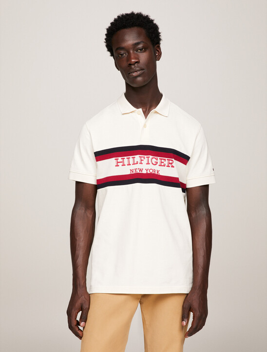 Hilfiger Monotype 拼色 Polo 衫