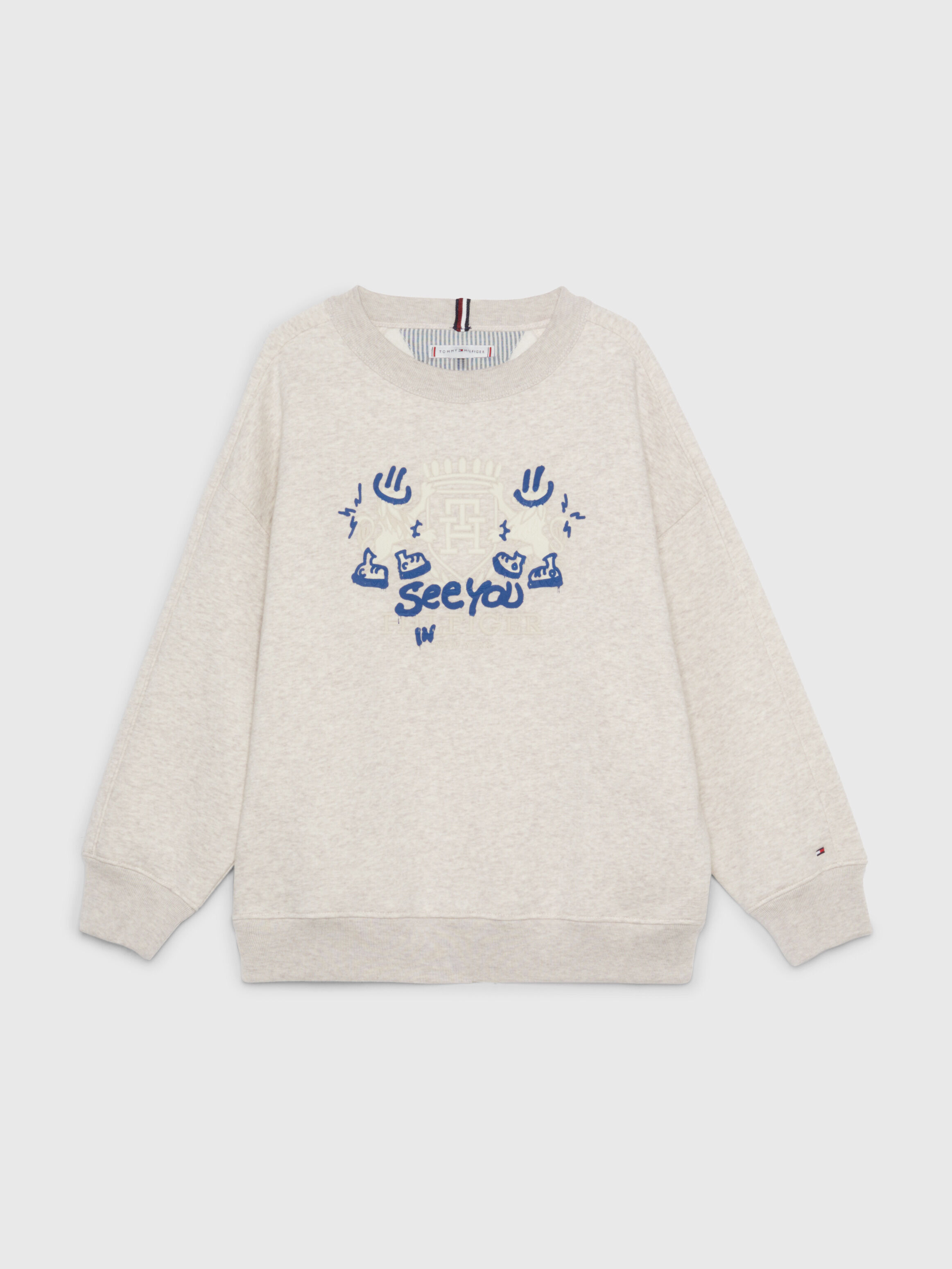 Tommy cheap oversized sweatshirt