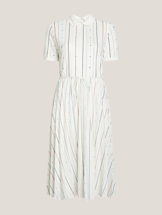 Flag Stripe Polo Dress