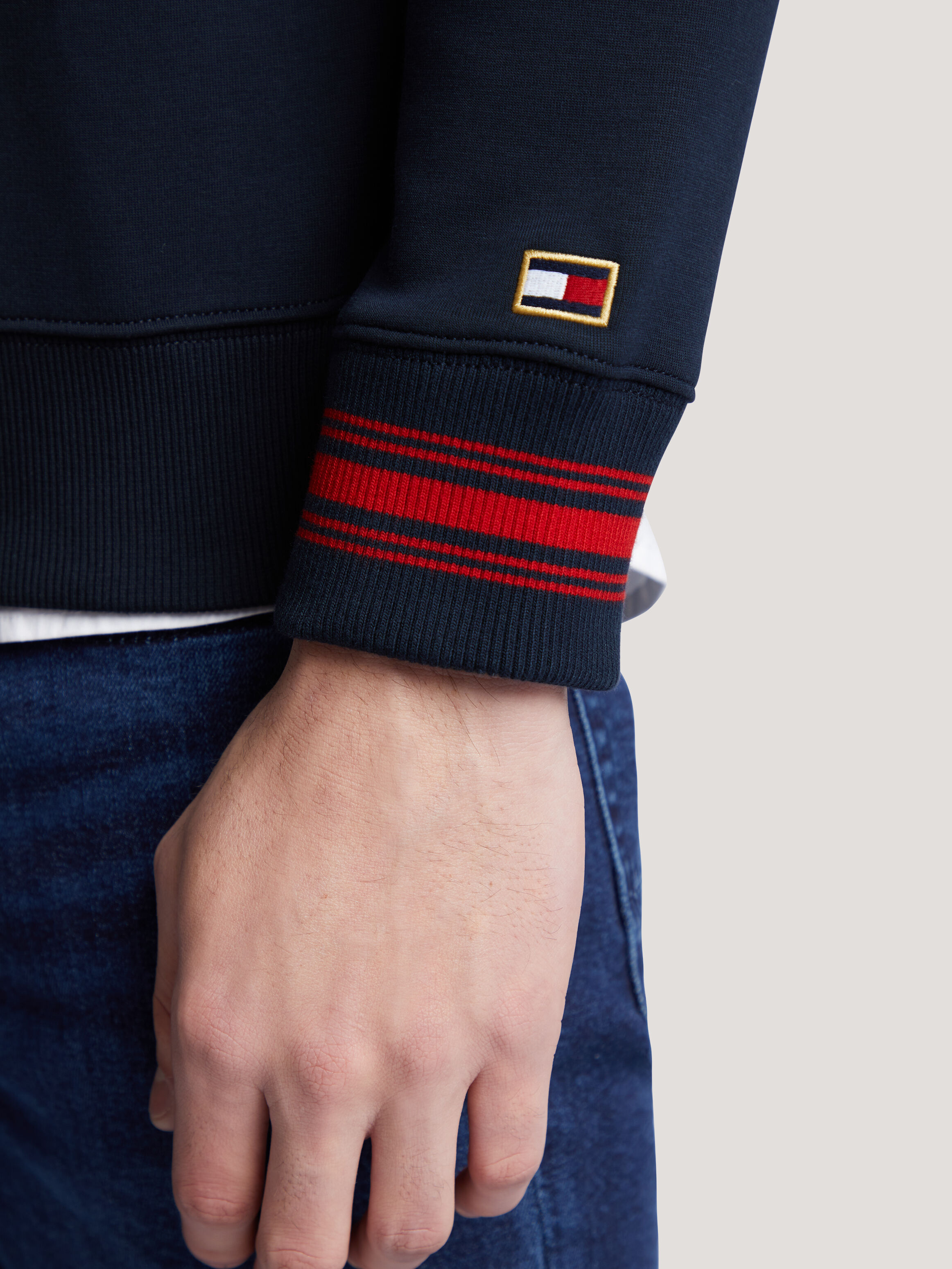 Tommy hilfiger blue hoodie mens shop