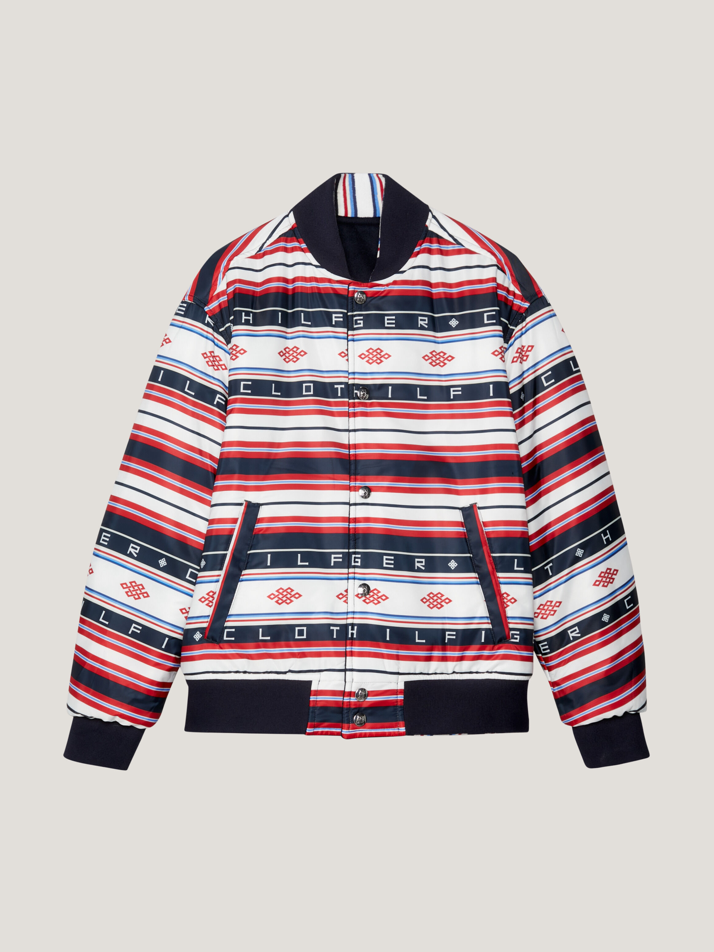 Tommy x CLOT Reversible Bomber Jacket blue Tommy Hilfiger Taiwan