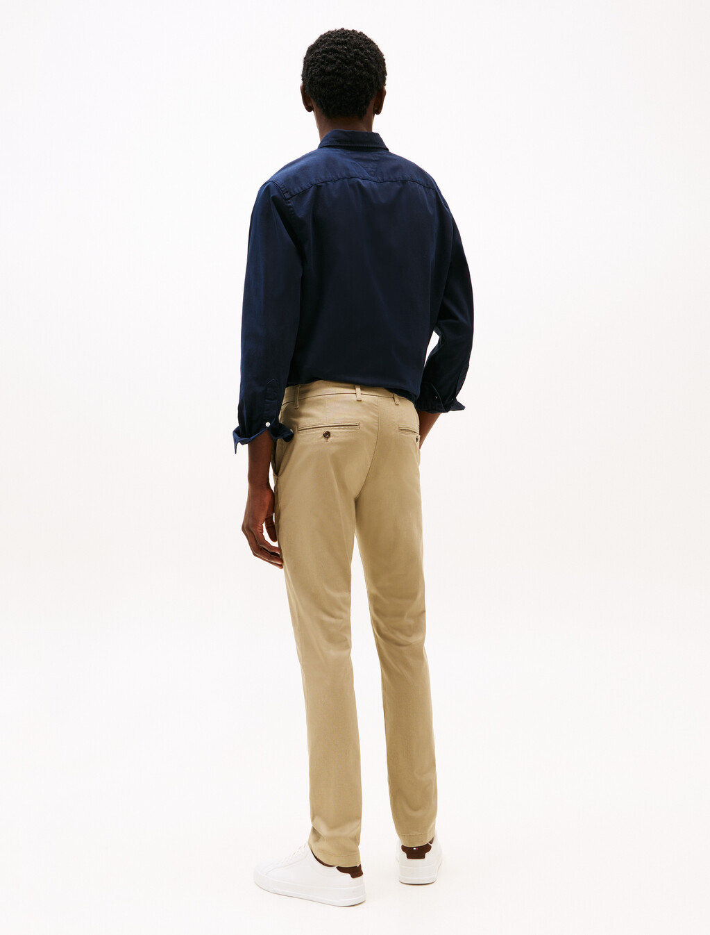 Bleecker 修身棉質斜紋長褲, Batique Khaki, hi-res