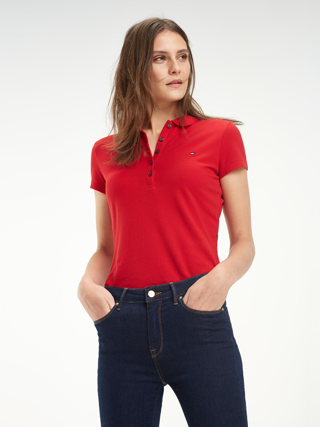 eiland Tram aardappel HERITAGE SLIM FIT POLO SHIRT | red | Tommy Hilfiger Taiwan