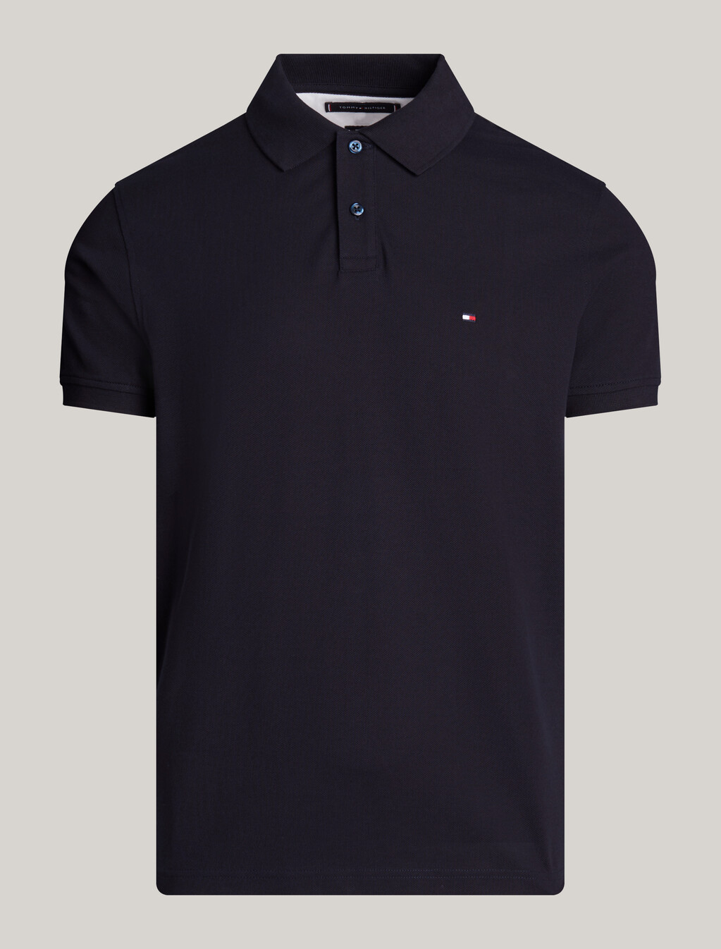 Colour-Blocked Back Regular Polo Shirt, Desert Sky / Ecru / Rouge, hi-res