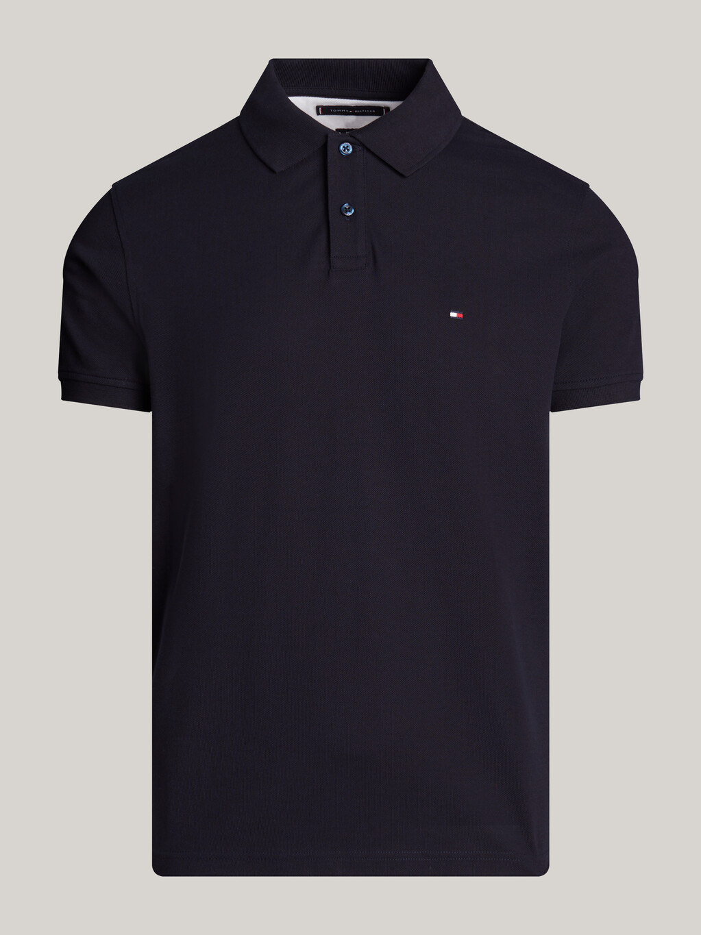 Colour-Blocked Back Regular Polo Shirt, Desert Sky / Ecru / Rouge, hi-res