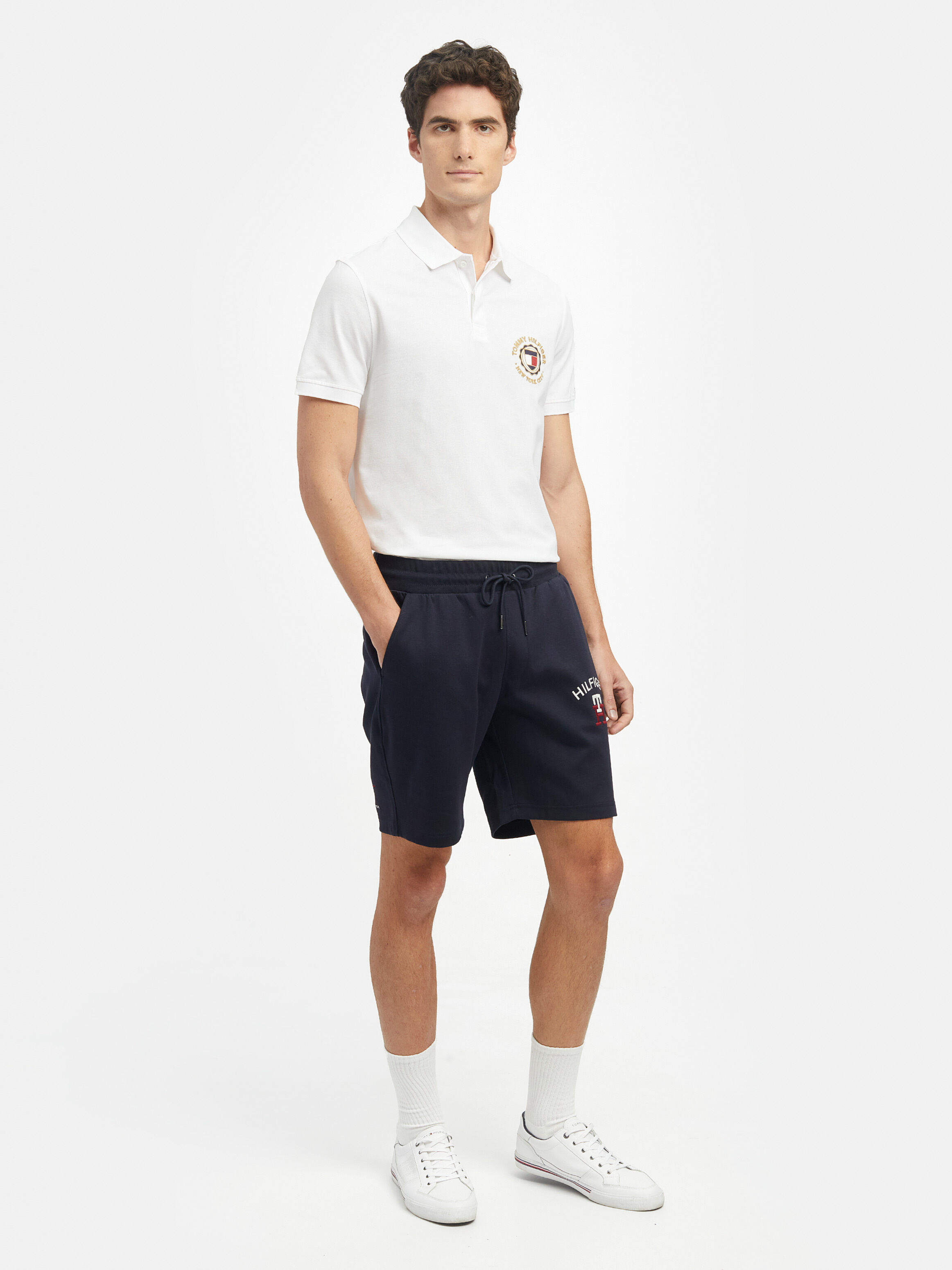 Icons Roundall Crest Polo white Tommy Hilfiger Taiwan