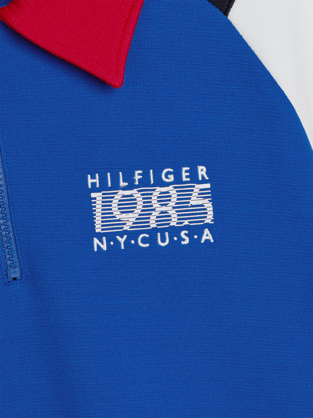 Hilfiger Team 標準版型條紋 Polo 衫, Ultra Blue/Multi, hi-res