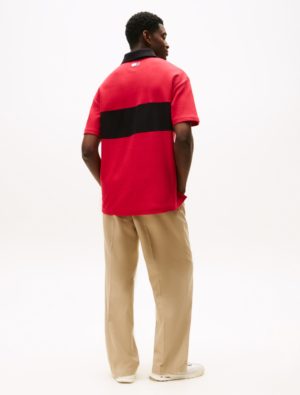 APXGP 系列寬版標誌 Polo 衫, Primary Red/Black, hi-res