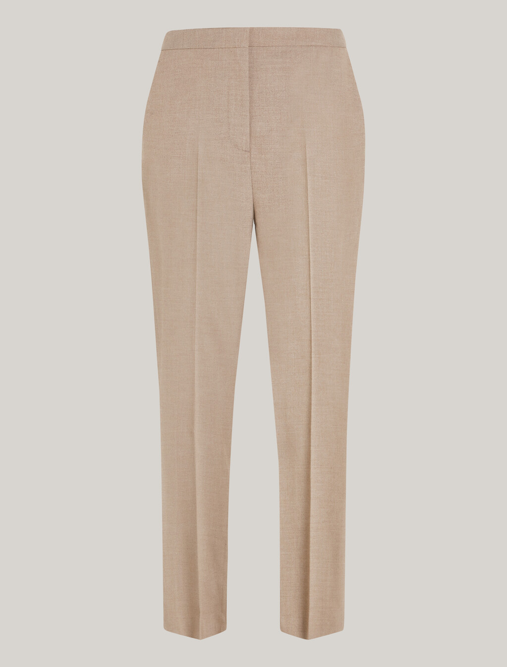 Flannel Slim Straight Leg Chinos, Classic Beige Heather, hi-res