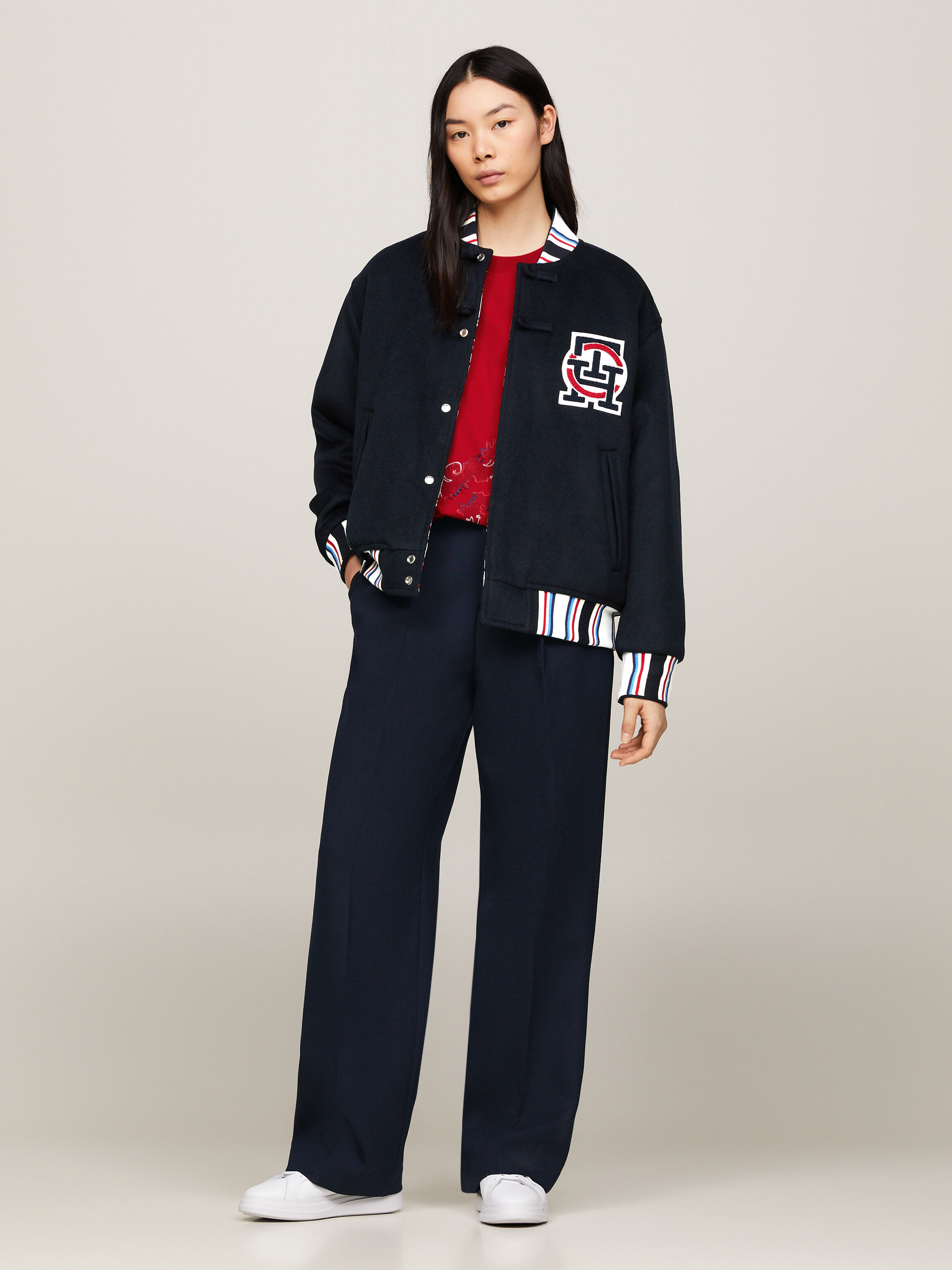 Tommy x CLOT Reversible Bomber Jacket blue Tommy Hilfiger Taiwan