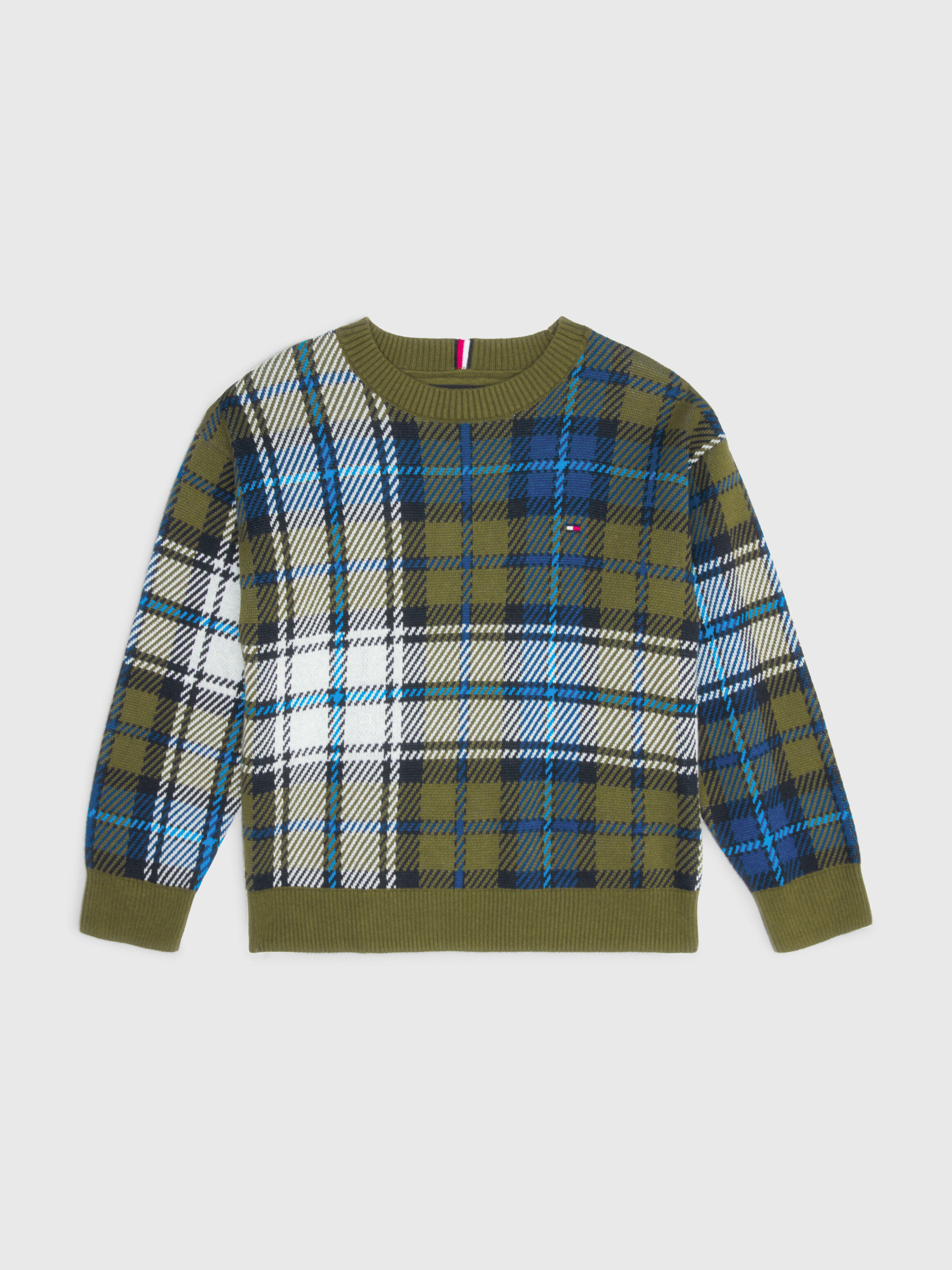 Tommy hilfiger plaid sweater hotsell