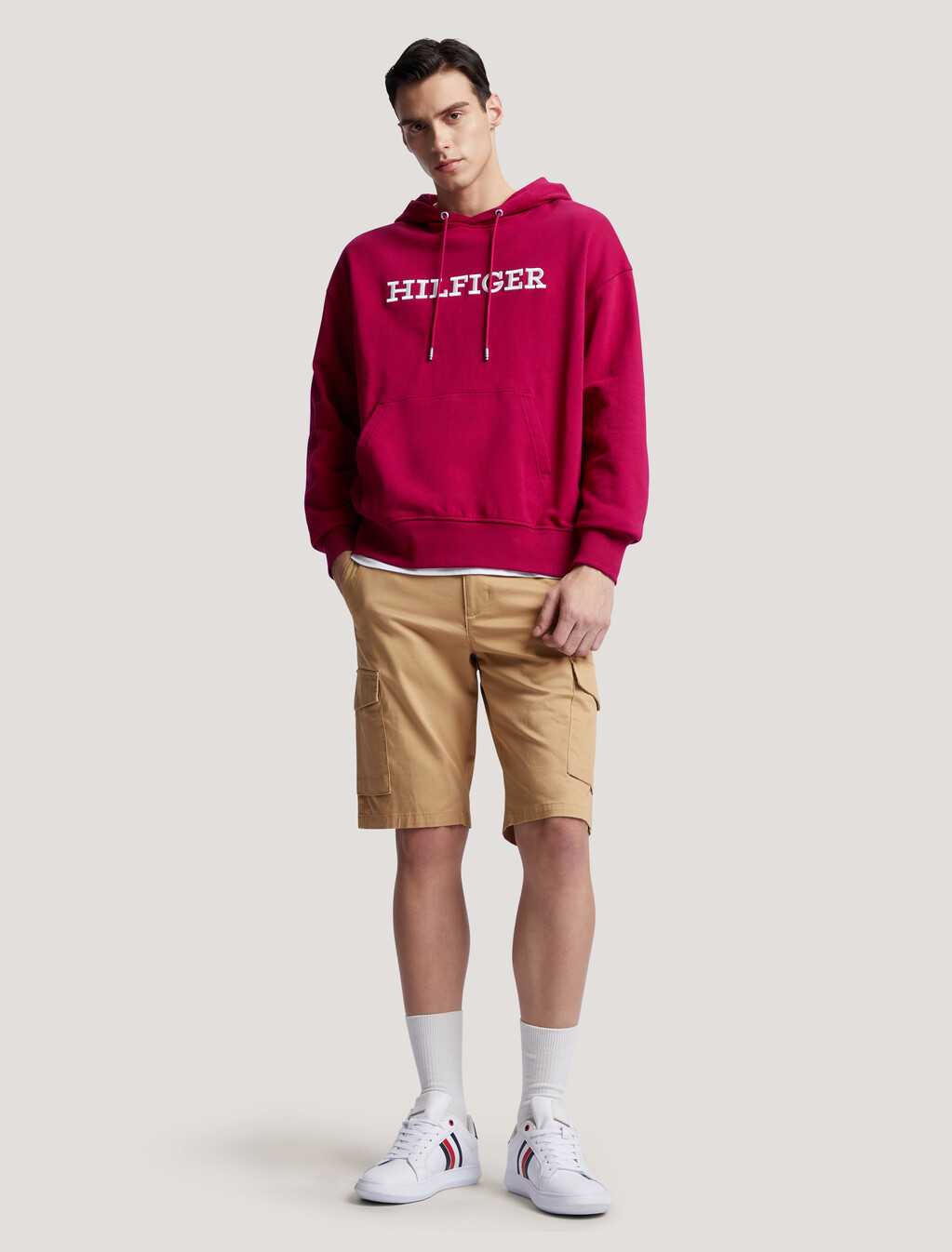 Hilfiger Monotype Hoodie, Royal Berry, hi-res