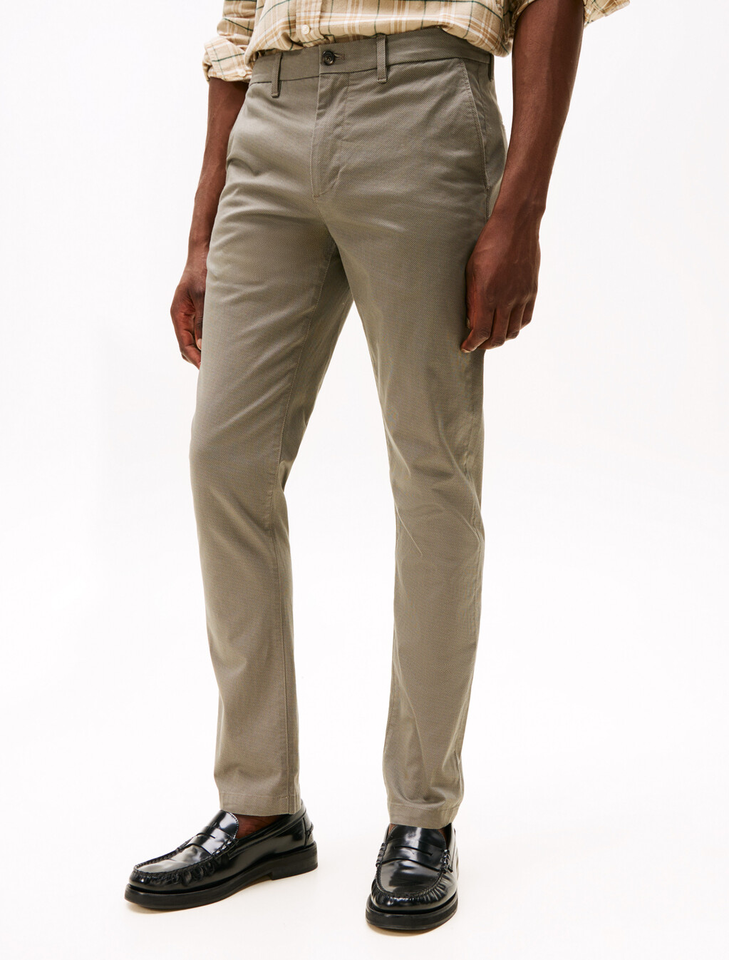 Bleecker Print Slim Chinos, Hydrogen Grey, hi-res