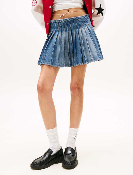 Tommy Girl 牛仔百褶迷你裙裝