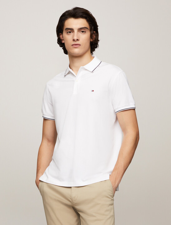 標準版型飾邊平紋 Polo 衫