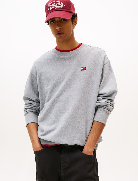 Tommy 旗幟徽章寬鬆運動衫