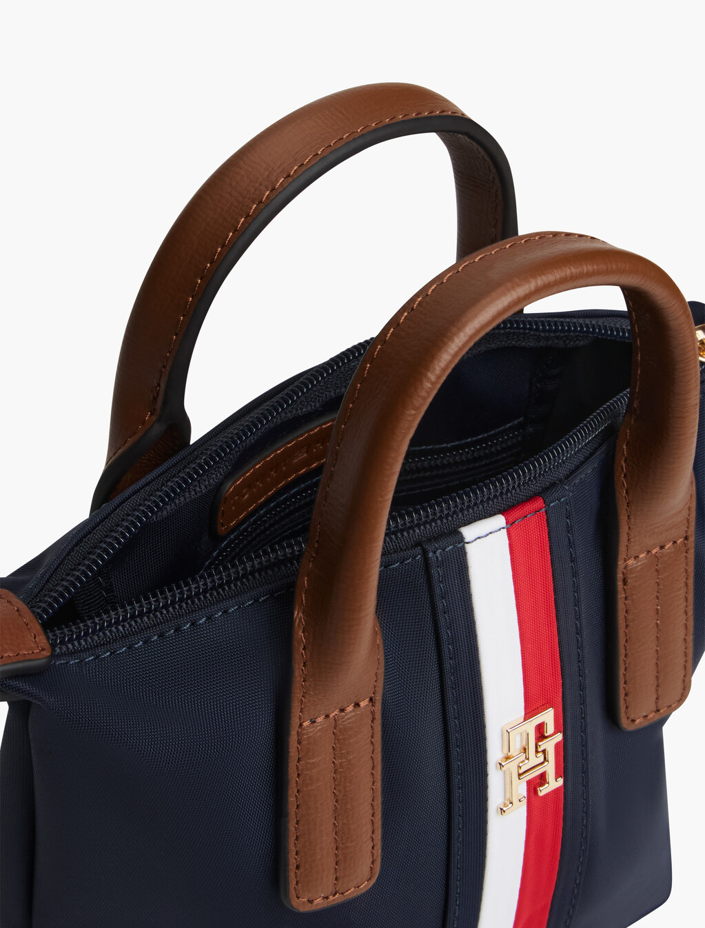 Popette Global Stripe Crossbody Tote Bag, Space Blue, hi-res