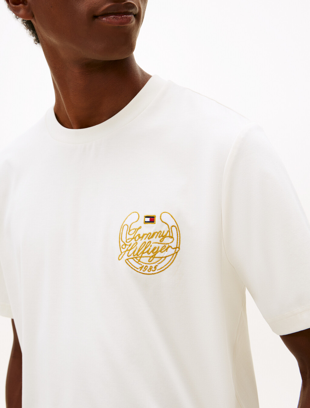 Double Knit T-Shirt, Ivory Petal, hi-res