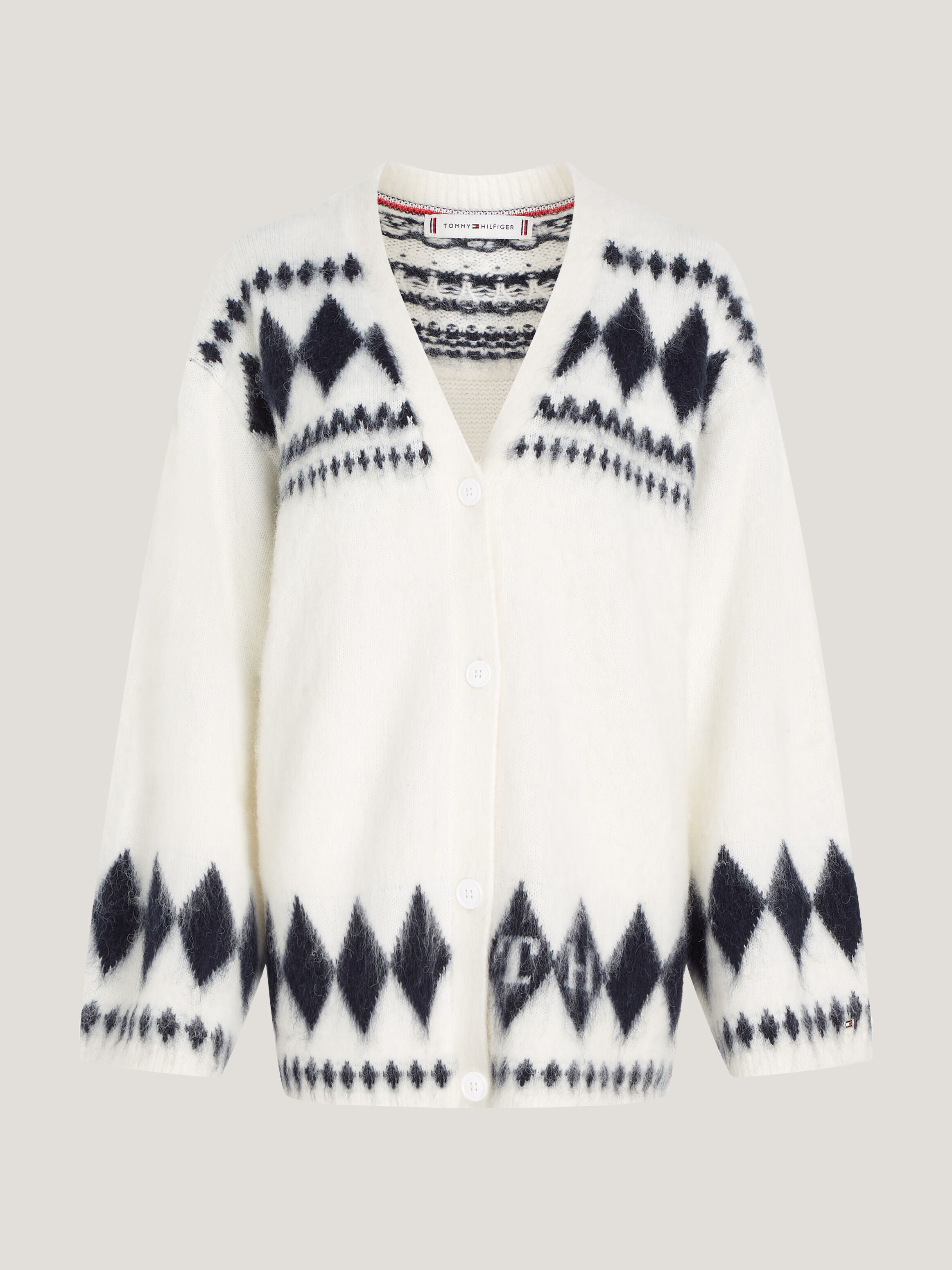 Wool v neck cardigan on sale