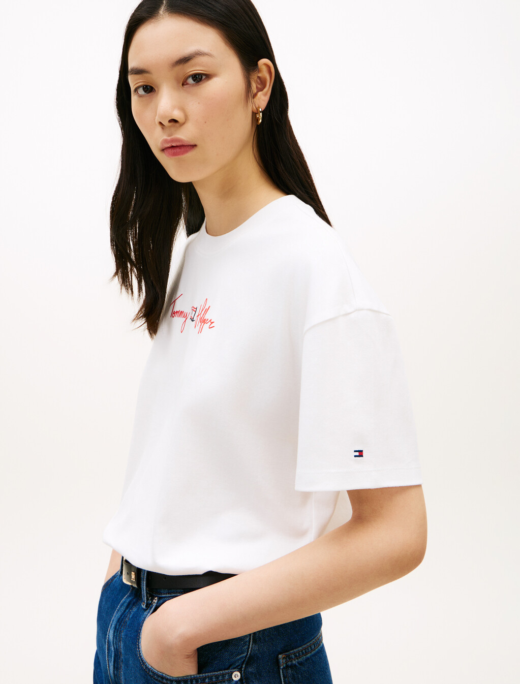 Asia Fit Graphic Double Knit T-Shirt, Ecru, hi-res