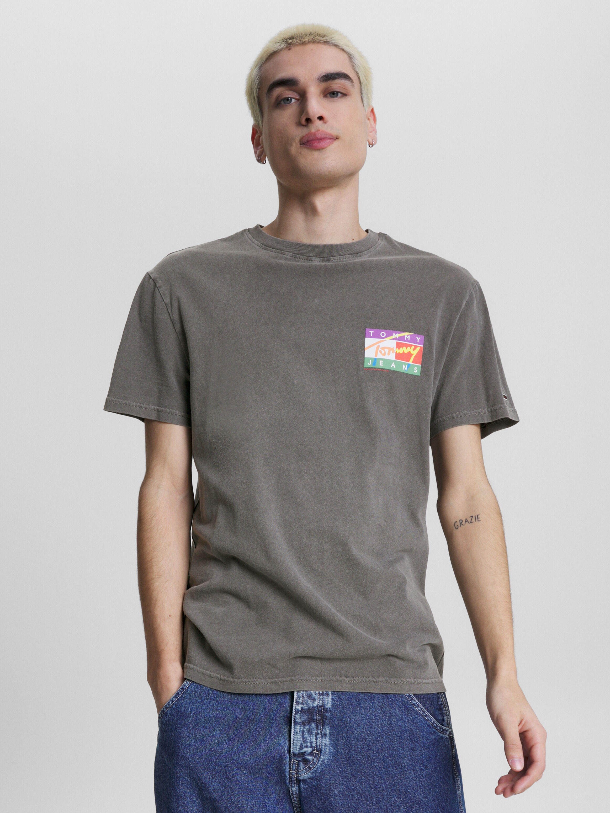 Signature Back Logo Classic Fit T Shirt Tommy Hilfiger Taiwan
