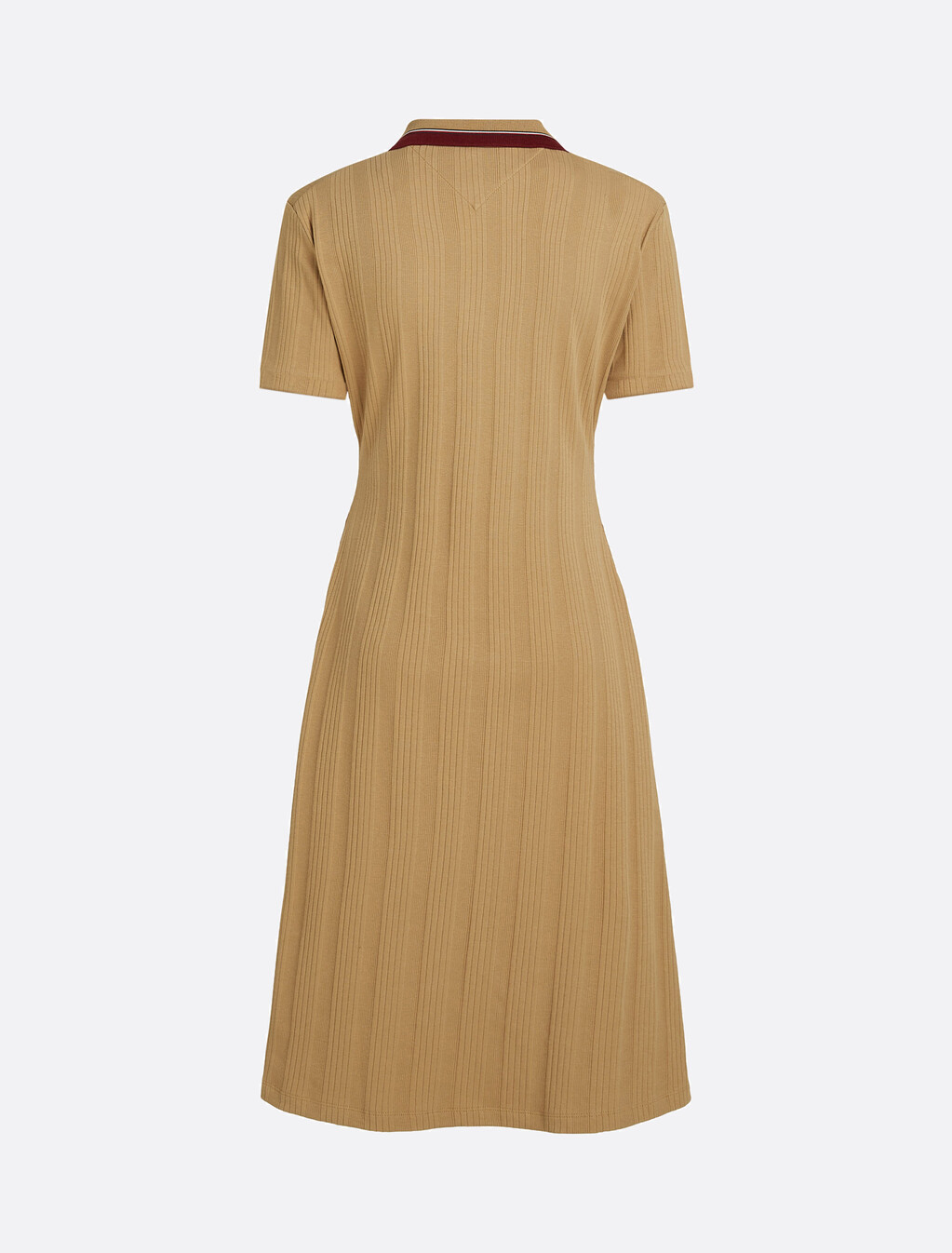 羅紋針織 Polo 洋裝, Safari Canvas, hi-res