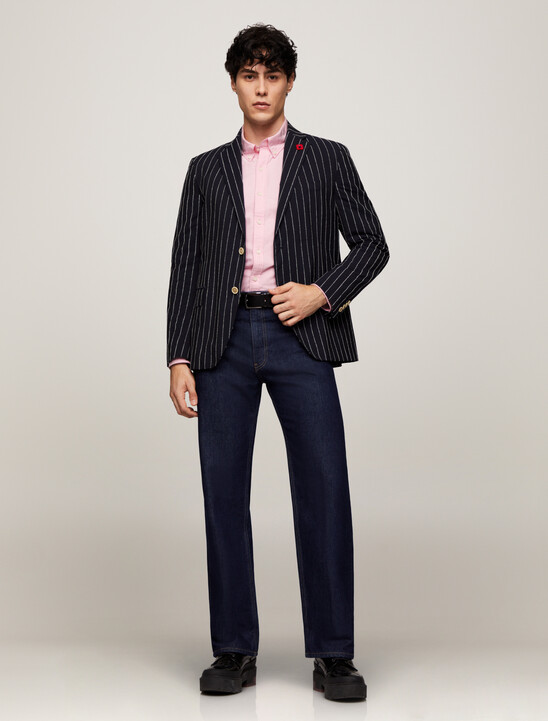 Organic Cotton Oxford Shirt, Classic Pink Organic Cotton Oxford Shirt