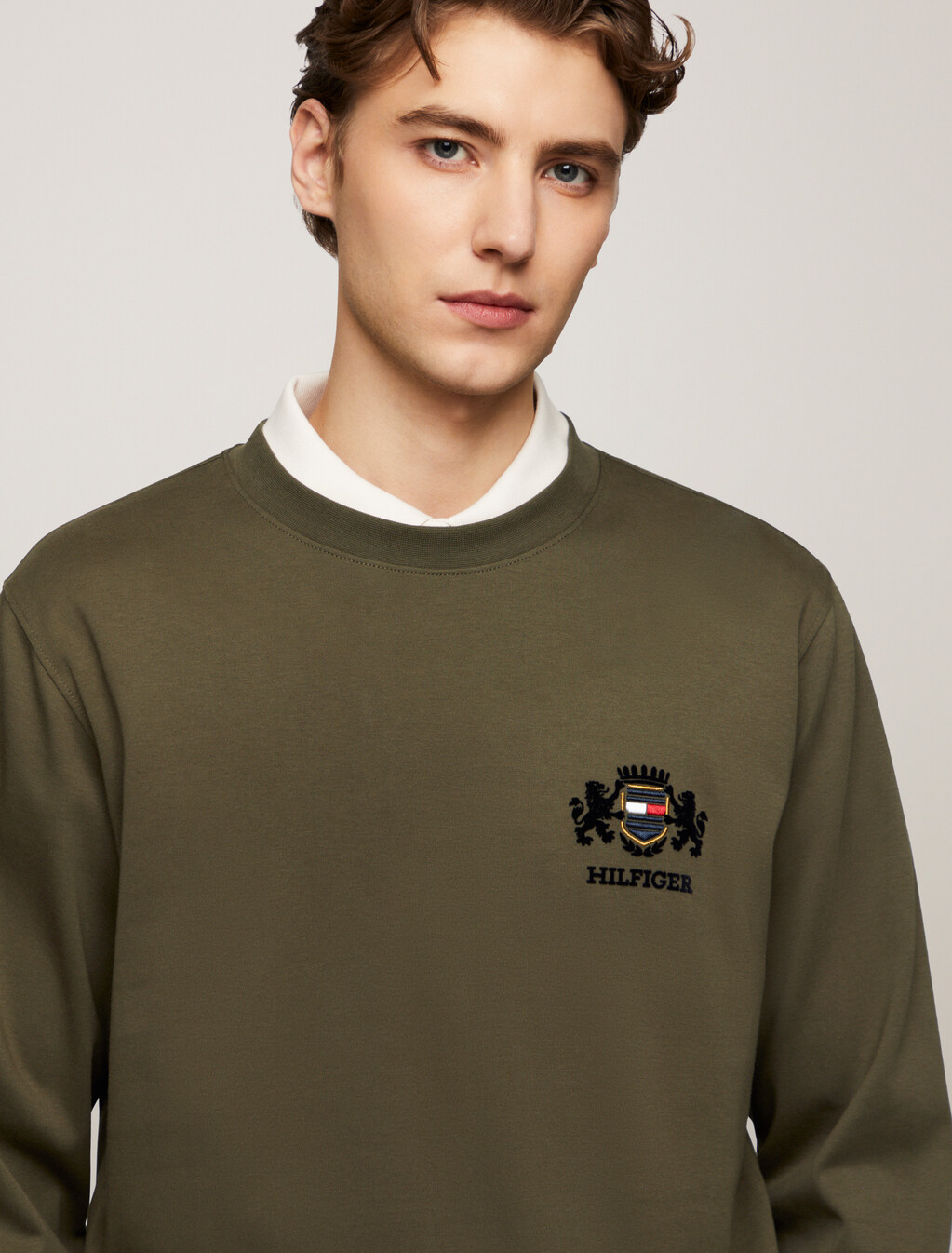 Icon Long Sleeve T-Shirt, Army Green, hi-res