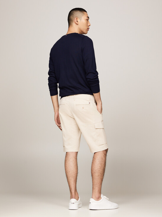 Twill Cargo Pocket Shorts