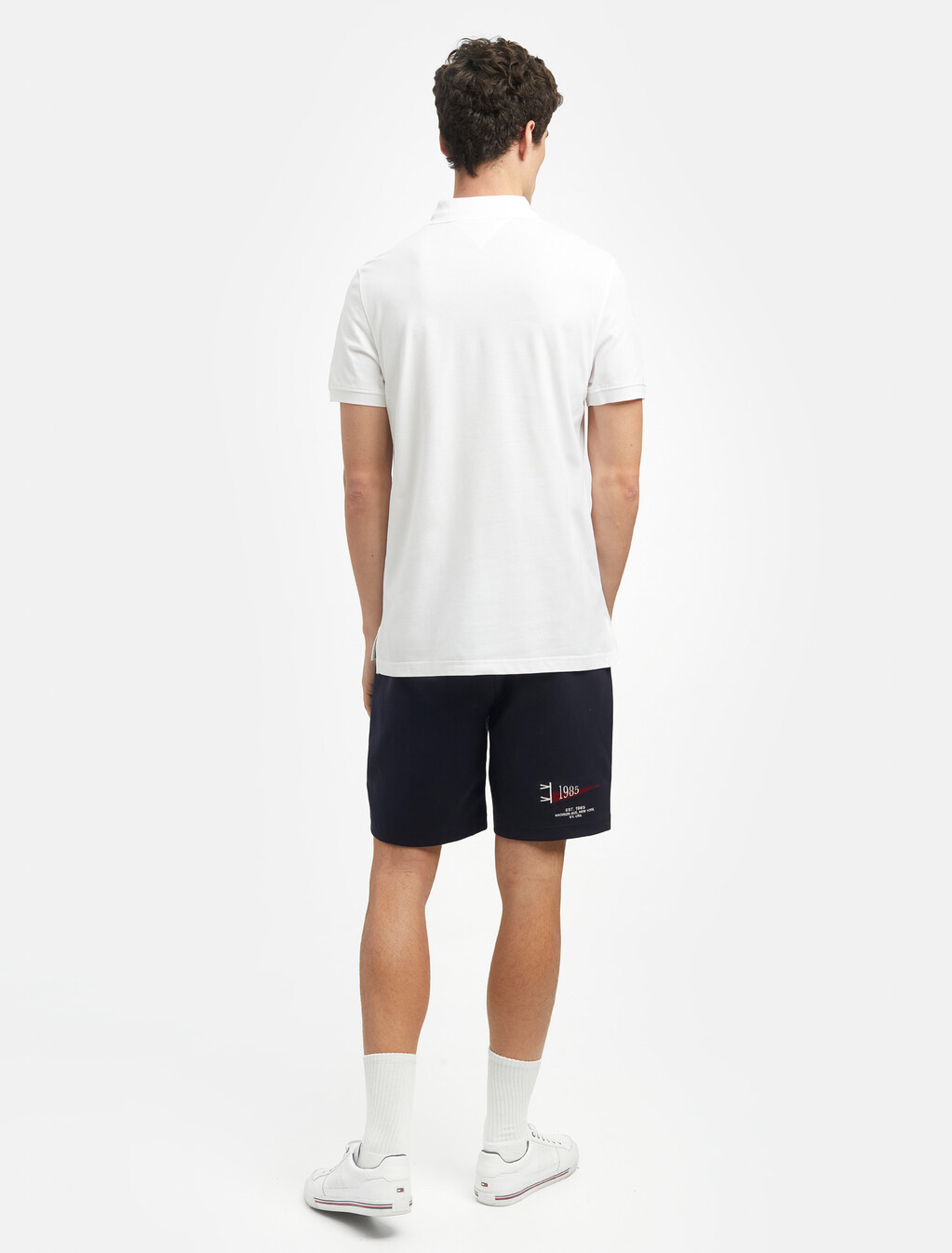 Icons 圓形徽章 Polo 衫, White, hi-res